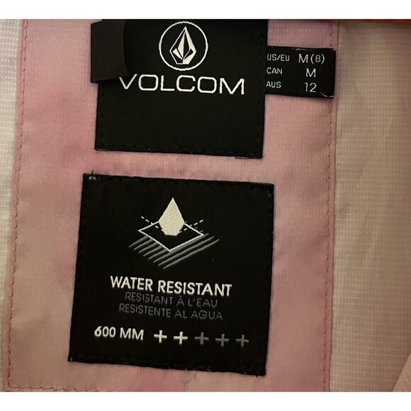 Volcom Water Resistant Windbreaker Rain Jacket True To This Women’s Sz Medium - Picture 5 of 7